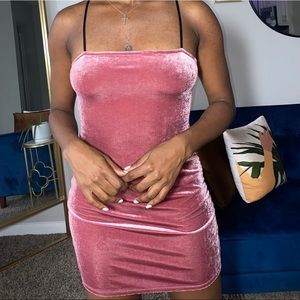 Velvet Mini Dress